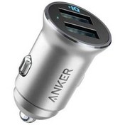 تصویر شارژر فندکی انکر (Anker) مدل A2727 Powerdrive2 Alloy شارژر موبایل شارژر فندکی متفرقه شارژر فندکی انکر (Anker) مدل A2727 Powerdrive2 Alloy نقره ای