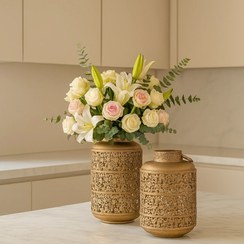 تصویر گلدان های ایستاده کنار سالنی (مراکشی) 