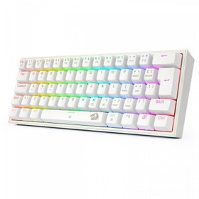 تصویر کیبورد Redragon K617 FIZZ W Keyboard Redragon K617 FIZZ White