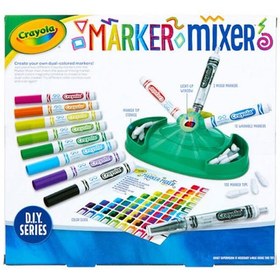 تصویر کیت هنری میکسر مارکر با ابعاد 27.94x30.48x6.35 سانتیمتر برند crayola 