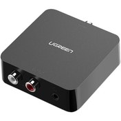 تصویر مبدل Digital Coaxial به Aanlog Audio AUX یوگرین 30523 Ugreen 30523 Digital Coaxial Toslink to Aanlog Audio AUX 3.5mm Jack Converter