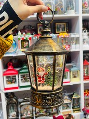 تصویر فانوس بابانوئل، شش ضلعی 