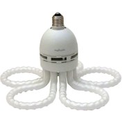 تصویر لامپ کم مصرف طرح گل 105 وات E27 آفتابی خزرشید 