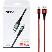 تصویر کابل آیفونی فست شارژ Nitu NC123 2.4A 1.2m ا Nitu NC123 2.4A 1.2m Lightning Cable Nitu NC123 2.4A 1.2m Lightning Cable