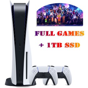 تصویر پلی استیشن 5 با درایو باندل - Playstation 5 Standard Edition With 1TB SSD 