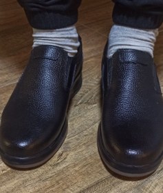 تصویر کفش تمام چرم مجلسی مردانه 