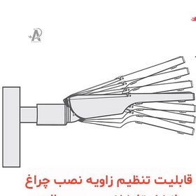 تصویر چراغ خیابانی 30 وات ستاره S گلنور Street and Highway Lighting 30 W SETAREH S Golnoor