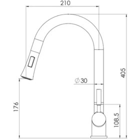 تصویر شیرظرفشویی مدل ST-321 استیل البرز 