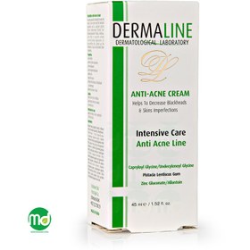 تصویر کرم ضد جوش بی رنگ DERMALINE Dermaline Colorless Anti Acne Cream