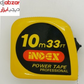 تصویر متر ایندکس مدل Power Tape Professional طول 10 متر 