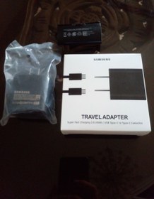 تصویر شارژر ۴۵ وات سامسونگ - مشکی Samsung 45W charger