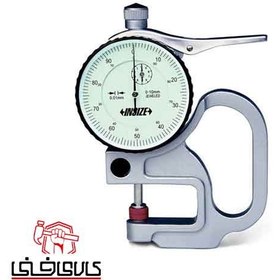 تصویر ضخامت سنج ساعتی 10 میلیمتر اینسایز مدل 10-2364 insize 10mm thickness gage