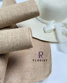 تصویر الیاف گونی بافت 