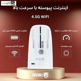 تصویر مودم 4.5G قابل حمل اسفیورد مدل PT3000 