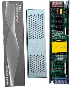 تصویر منبع تغذیه سوئیچینگ اسلیم ۱۲ ولت ۲۵ آمپر ۳۰۰ وات 