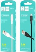 تصویر کابل شارژ دنمن DENMEN مدلD01V(میکرو Micro USB 2.4A) 