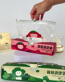 تصویر زیپ‌ کیپ فریزری طرح دار 