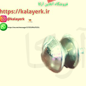 تصویر بسته 2 عددی دستگیره کابینتی تک پیچ مدل قارچی 