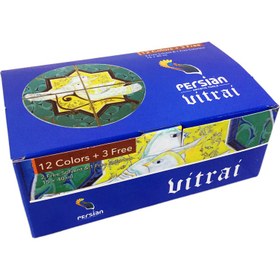 تصویر رنگ ویترای پرشین کد 138005005 حجم 40 میلی لیتر بسته 15 عددی 