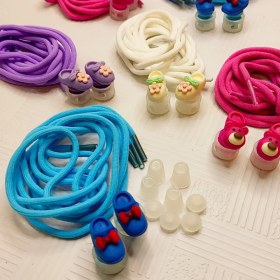 تصویر گیره و بند کفش - آبی 