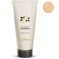 تصویر کرم پودر ضد چروک SPF 30 حجم 40 میل سینره 02-بژ طبیعی روشن cinere foundation