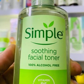 تصویر تونر تسکین دهنده سیمپل Simple Soothing Facial Toner SIMPLE SOOTHING FACIAL TONER 200ML