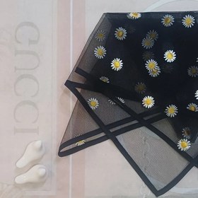 تصویر مینی اسکارف بابونه مینی اسکارف بابونه