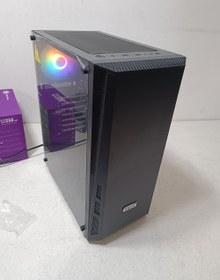 تصویر کامپیوتر میان رده نسل 7 (i3 7100/8G RAM/GT1030) با قاب کیس آکبند 