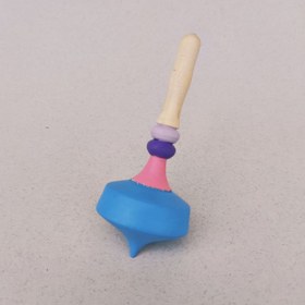 تصویر فرفره چوبی رنگی ۱۰۴ 