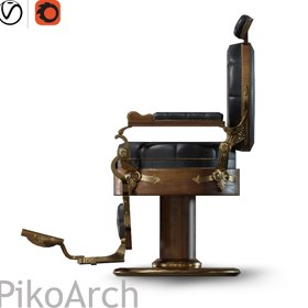 تصویر صندلی آرایشگاهی لاکچری 