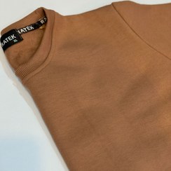 تصویر دورس بیسیک سه نخ خارخورده مردانه ام شاپیا - نسکافه ای / XL 