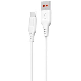 تصویر کابل تبدیل USB به USB-C اسکای دلفین مدل S61T طول 1 متر سفید کابل تبدیل