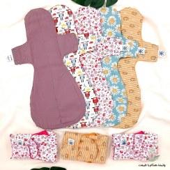 تصویر نوار بهداشتی نخی سایز ۶ قاعدگی شبانه 