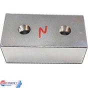 تصویر آهنربا N52 سایز ۱۰۰ در ۵۰ در ۴۰ 