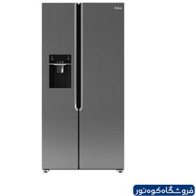 تصویر یخچال فریزر ساید بای ساید جی پلاس مدل GSS-P7637 ظرفیت ۲۸ فوت 