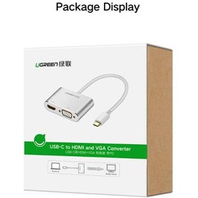 تصویر هاب USB-C یوگرین 2 پورت CM162 مدل 50505 UGREEN CM162-50505 2 Port USB-C Hub