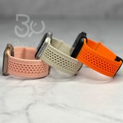 تصویر بند اپل واچ مدل BA1196 بافت ابریشمی زمستونی 