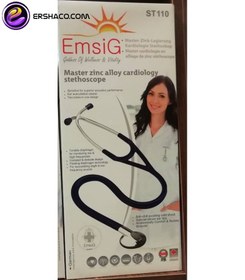 تصویر گوشی پزشکی کاردیولوژی امسیگ مدل ST110 Emsig Stethoscope ST110