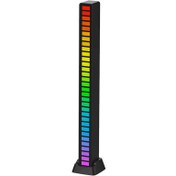 تصویر لایت بار اکولایزر هوشمند RGB مدل Nicheetah Nicheetah model RGB smart equalizer light bar