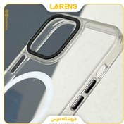 تصویر لارنس | قیمت و خرید کاور Spigen سری Focus Pixels Magsafe ايفون 15 پرو مكس - Clear 