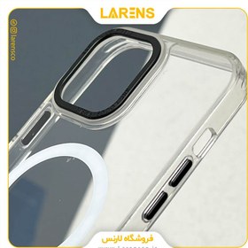 تصویر لارنس | قیمت و خرید کاور Spigen سری Focus Pixels Magsafe ايفون 15 پرو مكس - Clear 