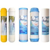 تصویر فیلتر دستگاه تصفیه کننده آب آکوا پیورست مدلRO-COCONUT SHELL مجموعه 5 عددی 
