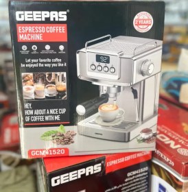 تصویر اسپرسوساز جیپاس مدل GCM41520 ا شناسه کالا: Geepas Espresso Maker GCM41520 شناسه کالا: Geepas Espresso Maker GCM41520