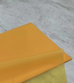 تصویر کاغذ ضدآب گل آرایی بسته ۲۰ برگی رنگ انبه ای شفاف مدل wm-06 