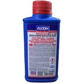 تصویر نشت گیر رادیاتور آلکون ترکیه ا cooling system stop leak ALCON حجم 350 گرم واندرسیل - بلک سیل ALCON