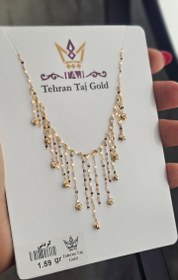 تصویر گردنبند شرابه گوی 