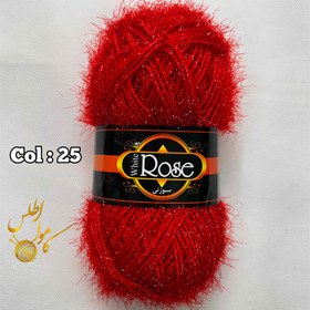 تصویر کاموا سوزنی رز - ۷ White rose