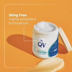 تصویر کرم مرطوب کننده پوست خشک و حساس کیو ویQV Intensive Ointment 