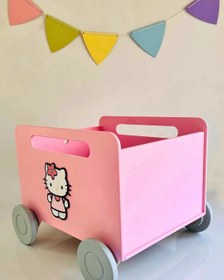 تصویر جعبه اسباب بازی متحرک طرح کیتی 