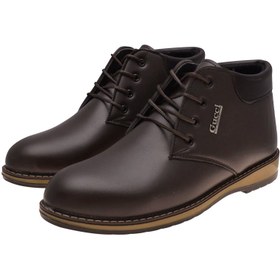 تصویر نیم بوت بندی مردانه طرح Gucci 